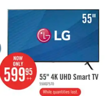 The Brick LG 55 UQ7570 Series 4K LED Smart webOS TV offer