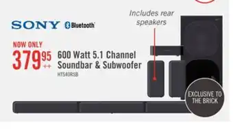 The Brick Sony 5.1-Channel 600 W Home Cinema Package - 4A5573 offer