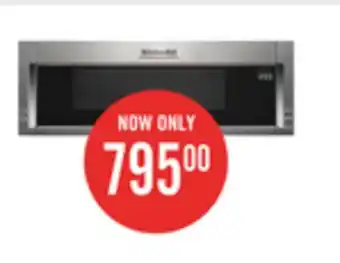 The Brick KitchenAid 1.1 Cu. Ft. Low-Profile Microwave Hood Combination YKMLS311HSS offer