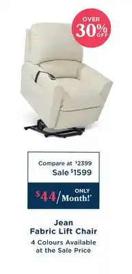 La Z Boy Jean Fabric Lift Chair offer