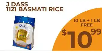Food World Supermarket J DASS 1121 BASMATI RICE offer