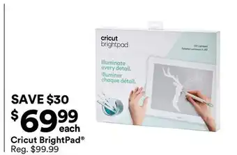 Michaels Cricut Brightpad offer