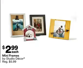 Michaels Mini Frames by Studio Décor offer