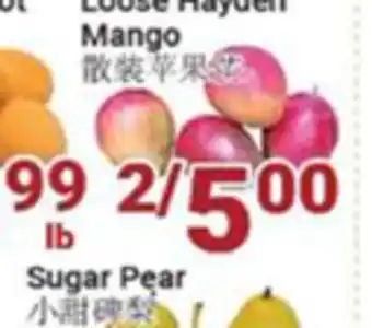 Oceans Fresh Food Market Loose Hayden Mango offer