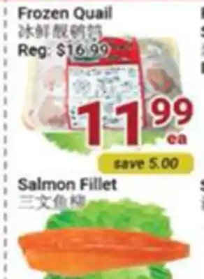 Oceans Fresh Food Market Frozen Quail offer