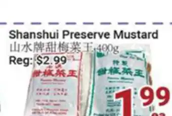 Oceans Fresh Food Market SHANSUI PRESERVE MUSTARD offer