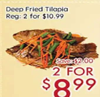 Sunny Food Mart Deep Fried Tilapia offer