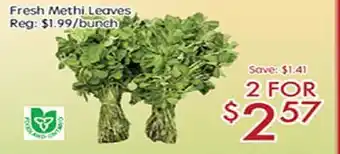 Sunny Food Mart Fresh Methi Leaves offer