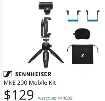 Vistek SENNHEISER MKE 200 Mobile Kit offer
