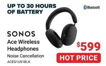 Visions Electronics Sonos Ace Wireless Headphones offer