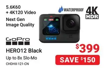 Visions Electronics Go Pro HERO12 Black offer