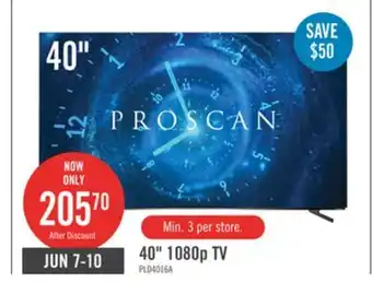 The Brick Proscan 40 LED Full HD TV offer
