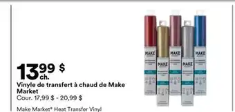 Michaels Vinyle de transfert à chaud de Make Market offer