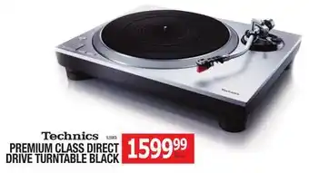Centre Hi-Fi Technics PREMIUM CLASS DIRECT DRIVE TURNTABLE BLACK offer