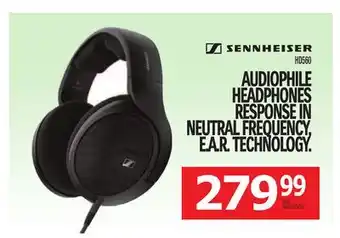 SENNHEISER AUDIOPHILE HEADPHONES RESPONSE IN NEUTRAL FREQUENCY, E.A.R. TECHNOLOGY