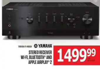 Centre Hi-Fi YAMAHA STEREO RECEIVER WI-FI, BLUETOOTH AND APPLE AIRPLAY 2 offer