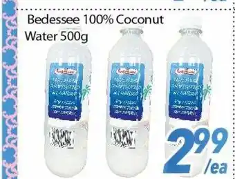 Bestco Food Mart Bedessee 100% Coconut Water offer