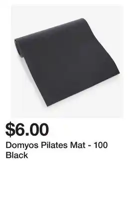 Decathlon Domyos Pilates Mat - 100 Black offer