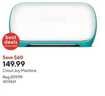 Staples Cricut Joy Machine offer