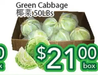 Ample Food Market Green Cabbage offer