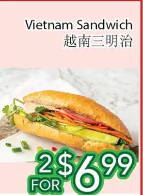 Ample Food Market Vietnam Sandwich offer