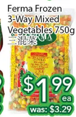 Ample Food Market Ferma Frozen 3-Way Mixed Vegetables offer