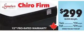 Surplus Furniture Chiro Firm Queen Mattress Set offer