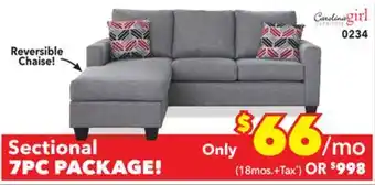 Maui Steele 2Pc Sectional