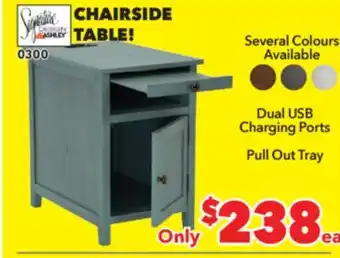 Surplus Furniture Treytown Chairside Table offer