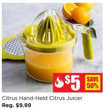 Kitchen Stuff Plus Citrus Hand-Held Citrus Juicer offer