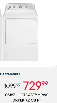 Meubles RD DRYER 7.2 CU FT offer