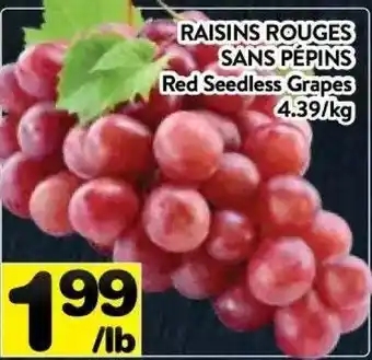 Supermarché PA Red Seedless Grapes offer