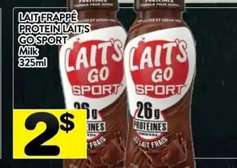 Supermarché PA Lait's Go Sport Milk offer