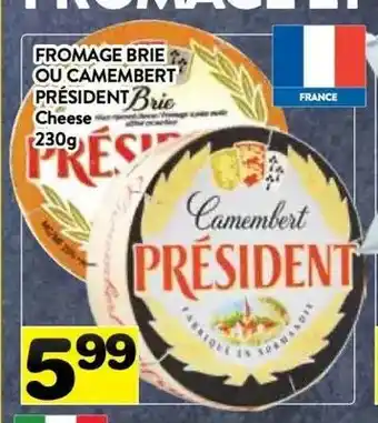 Supermarché PA PRESIDENT CHEESE offer