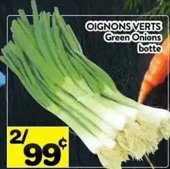 Supermarché PA Green Onions offer