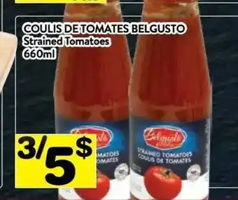 Supermarché PA Belgusto Strained Tomatoes offer