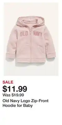 Old Navy Old Navy Logo Zip-Front Hoodie for Baby offer
