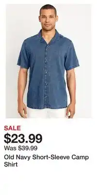 Old Navy Old Navy Short-Sleeve Camp Shirt offer