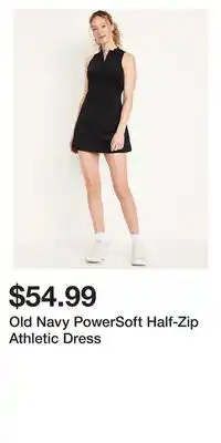 Old Navy Old Navy PowerSoft Half-Zip Athletic Dress offer