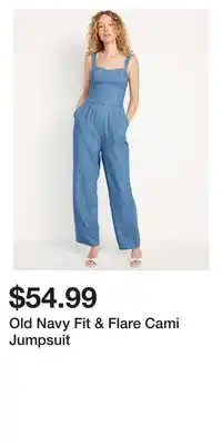 Old Navy Old Navy Fit & Flare Cami Jumpsuit offer