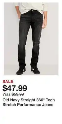 Old Navy Old Navy Straight 360° Tech Stretch Performance Jeans offer