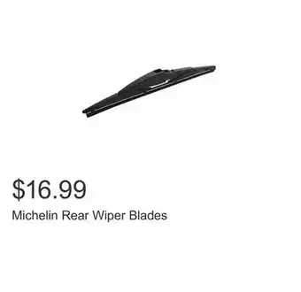 Costco Michelin Rear Wiper Blades offer