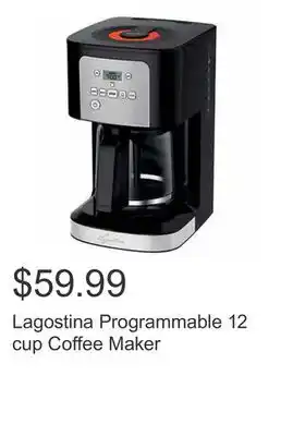 Costco Lagostina Programmable 12 cup Coffee Maker offer