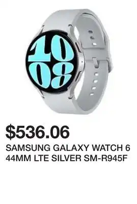 Newegg SAMSUNG GALAXY WATCH 6 44MM LTE SILVER SM-R945F offer