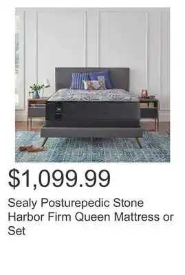 Costco Sealy Posturepedic Stone Harbor Firm Queen Mattress or Set offer