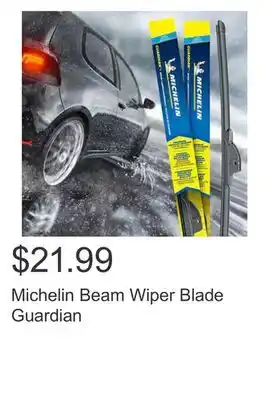 Costco Michelin Beam Wiper Blade Guardian offer