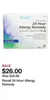 Well Rexall 24 Hour Allergy Remedy offer