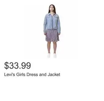 Costco Levi's Girls Dress and Jacket offer