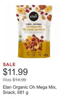 Costco Elan Organic Oh Mega Mix, Snack, 681 g offer