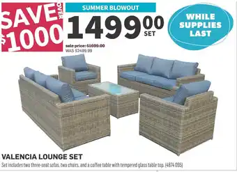 Co-op VALENCIA LOUNGE SET offer